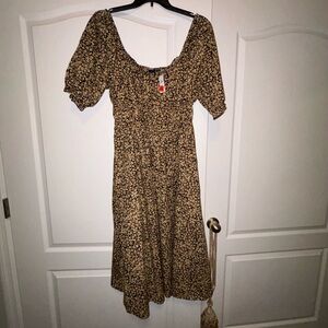 NWT Gap off the shoulder floral dress